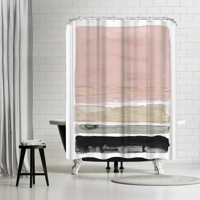 Americanflat Rothko'S Stripes Ii by Pi Creative Art 71" x 74" Shower Curtain