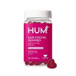 HUM Nutrition Clinically Tested for Growth, Fuller Hair - PABA, Fo-Ti, Zinc, Biotin and Folate Hair Strong Gummies - 50 ct