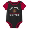 MLS Atlanta FC Infant Boys' 3pk Bodysuit - 3 of 4