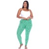 Plus Size Super Soft Leopard Printed Leggings - White Mark - 4 of 4
