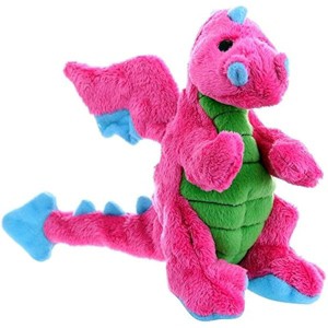 goDog Bubble Plush Dragons Squeaky Dog Toy, Chew Guard Technology - Pink, Large - 1 of 1