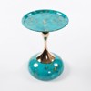 Syemin End Tables Lantern-shaped Metal End Table Small Round Side Table Modern Coffee Drink Cocktail Table Small Accent Table, Blue, 15.7"*15.7"*21.2" - 4 of 4