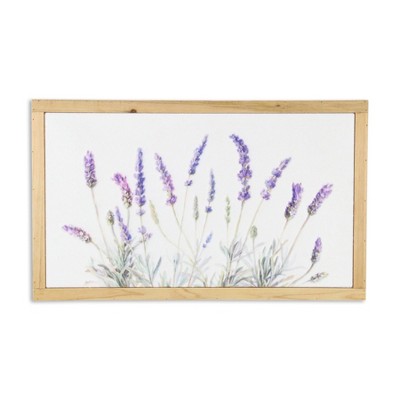Cheung's Lyulia Horizontal Flowering Lavender Bouquet Wall Panel