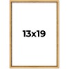 PosterPalooza | Classic Modern Gold Picture Frame - UV Acrylic, Foam Board Backing, Hanging Hardware - 2 of 4