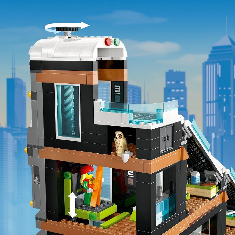 LEGO City Ski and Climbing Center Building Toy Set 60366, 4 of 8