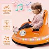 Bumper Car for Kids, 12V Electric Ride-On Car for Toddlers with Remote Control, Led Lights, 360-Degree Spin - 4 of 4