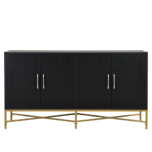 TiramisuBest Sideboard Buffet Cabinet with 3 Drawers & 2 Doors,47.24"Buffet Cabinet with Adjustable Shelves for Living,Dining,Hallway&Kitchen - 1 of 4