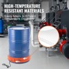 VEVOR Metal Drum Heater,1200 Watt 5 inch Width, Pail Heating Band for 55 Gallon Barrel,86-302℉ Adjustable Thermostat, Silicone,FCC Listed,Blue&Orange - 4 of 4