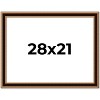 PosterPalooza | Weathered Gold Picture Frame - UV Acrylic, Backing Board, Hanging Hardware Included - 2 of 4