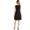 Maternity A-Line Slim Fit and Flare Dress - 24seven Comfort Apparel™ - 3 of 4