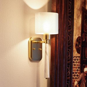 Urban Ambiance Luxury Cosmopolitan Bath / Wall Light,  17"H x 6"W,  Palladian Gold Finish, UHP2636 - 1 of 4