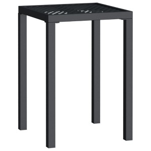 vidaXL Patio Table Patio Furniture Dining Table for Garden Anthracite Steel - 1 of 4