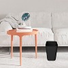 Aoibox 3 Gallons Efficient Trash Can Wastebasket, Fits Under Desk, Kitchen, Home, Office, Black - 3 of 4