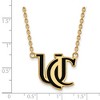 Black Bow Jewelry 14k Yellow Gold Plated Sterling Silver Cincinnati Bearcats NCAA Necklace 18 Inch - 2 of 4