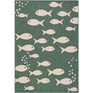 Courtyard CY6012 Power Loomed Indoor/Outdoor Area Rug  - Safavieh - 1 of 4