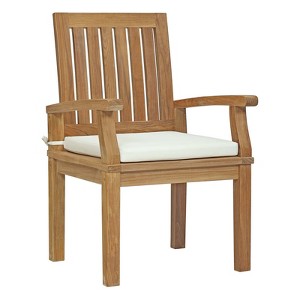 Modway Marina Outdoor Patio Teak Dining Chair - 1 of 4