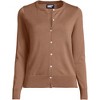 Lands' End Women's Fine Gauge Cotton Cardigan Sweater - 3 of 3