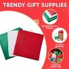 Joyfy 36/180 Sheets Christmas Tissue Paper (Red, Green & White), 20"x 20" Gift Wrapping Paper for Xmas Gift Bags DIY Gift Wrap Craft Decoration - 4 of 4