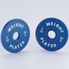 Barbell Plate Set - Steel Core, Rubber Coated, Adjustable, Weightlifting, Strength Training - 2 of 4