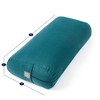 Yoga Bolster Pillow Meditation Pillow w/Washable Cover & Carry Handle - 4 of 4