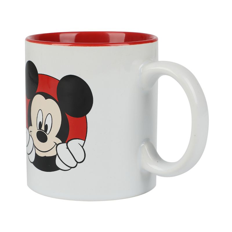 Disney Mickey & Minnie Mouse Peekaboo 2-Pack 16 Oz Ceramic Mug Set, 5 of 7