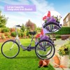 Aukfa 24" Adult Cruiser Trike With Large Rear Basket, Front And Rear Brakes and High-Strength Steel Frame, Unisex - 2 of 4