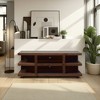 Chic Crate-64 Inch Laurel Canyon TV Stand – No Assembly Oak Bourbon Finish, Media Console for Up to 70 Inch TVs (Oak Bourbon) - 2 of 4