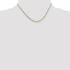 Black Bow Jewelry 1.25mm 14k Yellow Gold Solid Franco Chain Necklace - 2 of 4