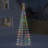 vidaXL LED Christmas Tree Colorful Copper Large LED Christmas Tree - 2 of 4