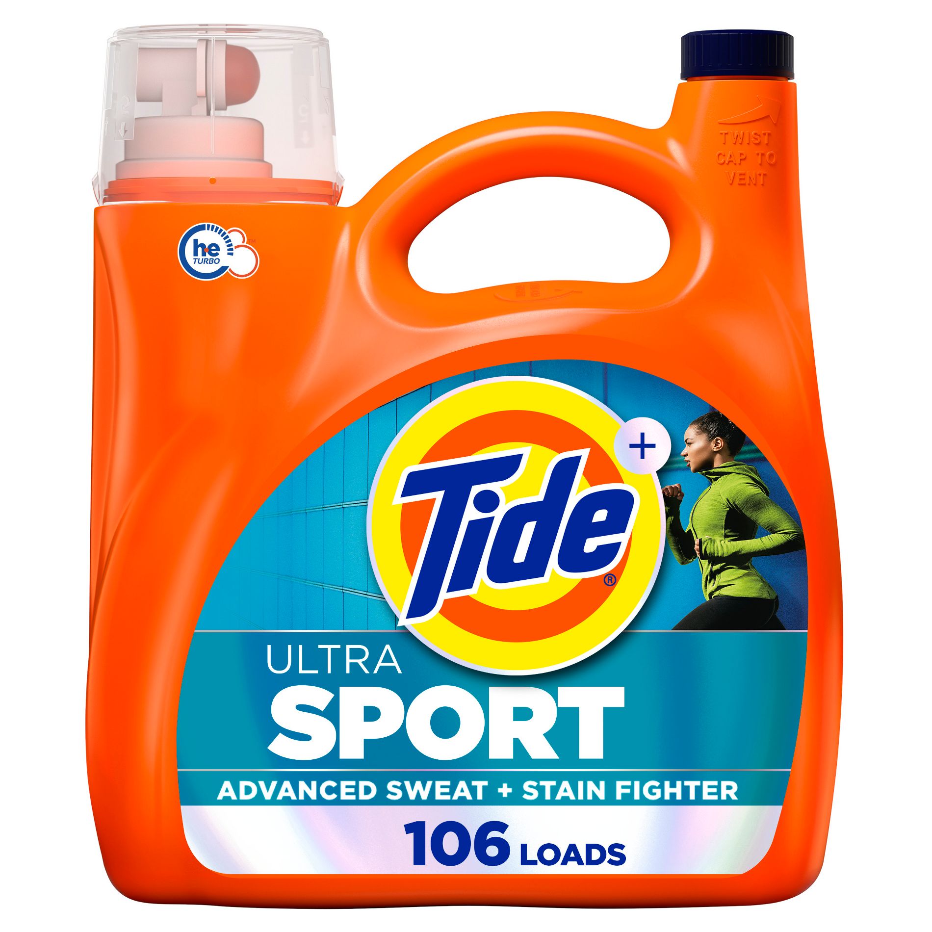 Tide Plus Febreze Sport Active Fresh High Efficiency Liquid Laundry Detergent Soap