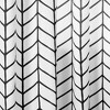 Lush Décor Calia Chevron Geo Window Curtain Panels Black 52X84 Set - 3 of 4