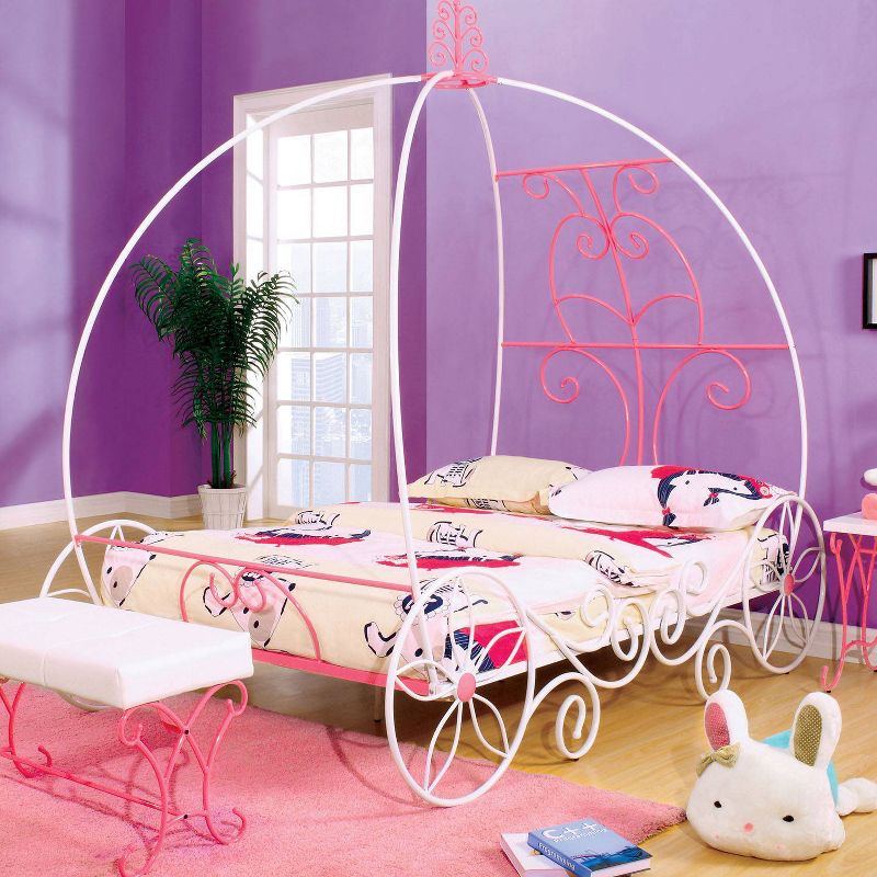 Twin Heaton Princess Carriage Canopy Kids' Bed - miBasics, 5 of 6