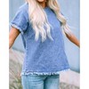 Women's Raw Edge Top - Pretty Bash - 3 of 4