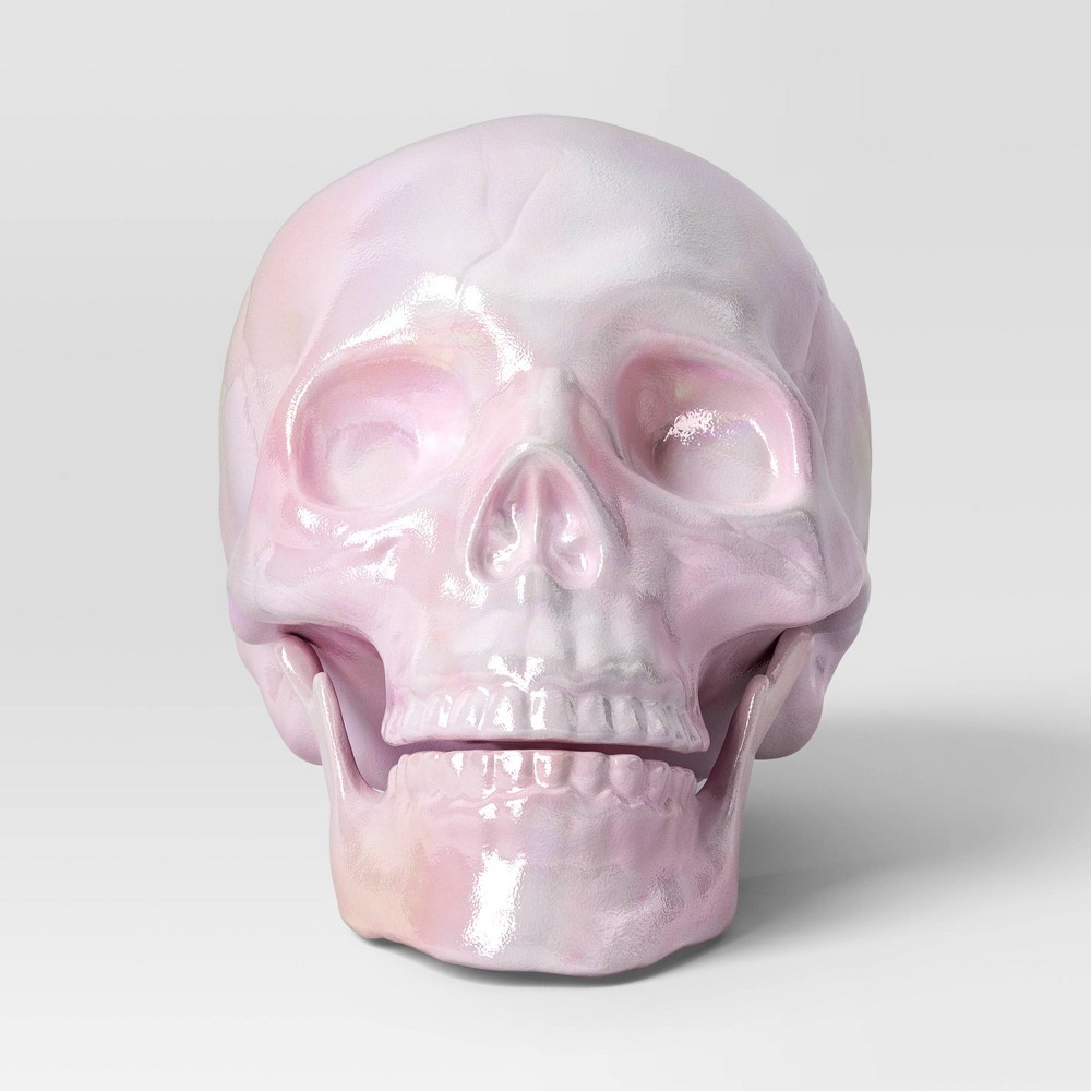 6" Medium Skull Halloween Decorative Prop Pink Blush - Hyde and EEK! Boutique™