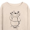 Women's - Pokémon - Psyduck Lightweight French Terry Wide Neck Long Sleeve Shirt - 2 of 4
