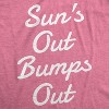 Maternity Suns Out Bumps Out T Shirt Funny Summer Pregnancy Tee - Crazy Dog Maternity T Shirt - 2 of 4