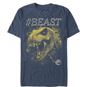 Men's Jurassic World #Beast T. Rex T-Shirt - 1 of 3