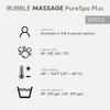 Intex PureSpa Plus 6 Person Inflatable Hot Tub Bubble Jet Spa, 85" x 28", with Maintenance Accessory Kit and Removable Slip Resistant Seats (2 Pack) - 3 of 4