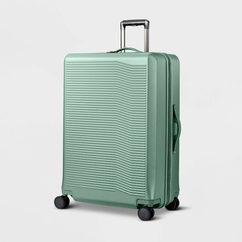 Signature Hardside Large Checked Spinner Suitcase - Open Story™, 1 of 9