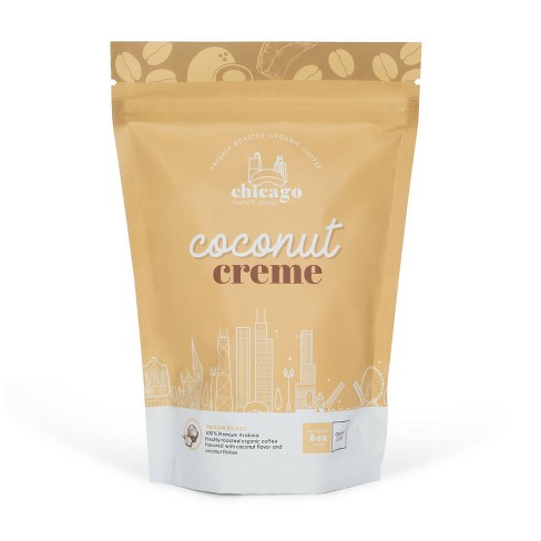 Chicago French Press Coconut Crème Medium Roast Coffee - 8oz - image 1 of 1