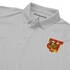 Tuskegee University Adult Polo Left Chest Logo, Athletic Heather - 4 of 4