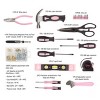 Fleming Supply Heat-Treated Tool Kit and Repair Set With Carrying Bag - Pink, 123 Pieces - image 4 of 4