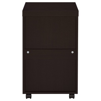 Black 3-Drawer Lockable Mobile Storage Cabinet
