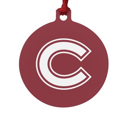 Colgate University Primary Logo Aluminum Holiday Christmas Tree Ornament