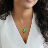 Ross-Simons Jade Vine Pendant Necklace in 18kt Gold Over Sterling Size 18 - 2 of 3