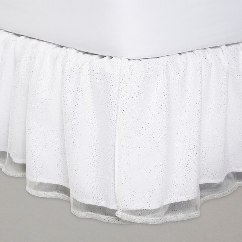 tulle bed skirt nursery