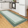 Washable Runner Rug Modern Neutral Low Pile Non Shedding Soft Bordered Carpet for Kitchen Bathroom - 3 of 4
