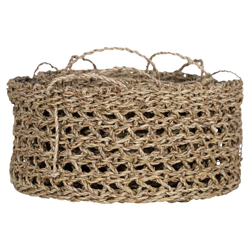 Natural Seagrass 3 Tiered Hanging Basket - Foreside Home & Garden, 2 of 8