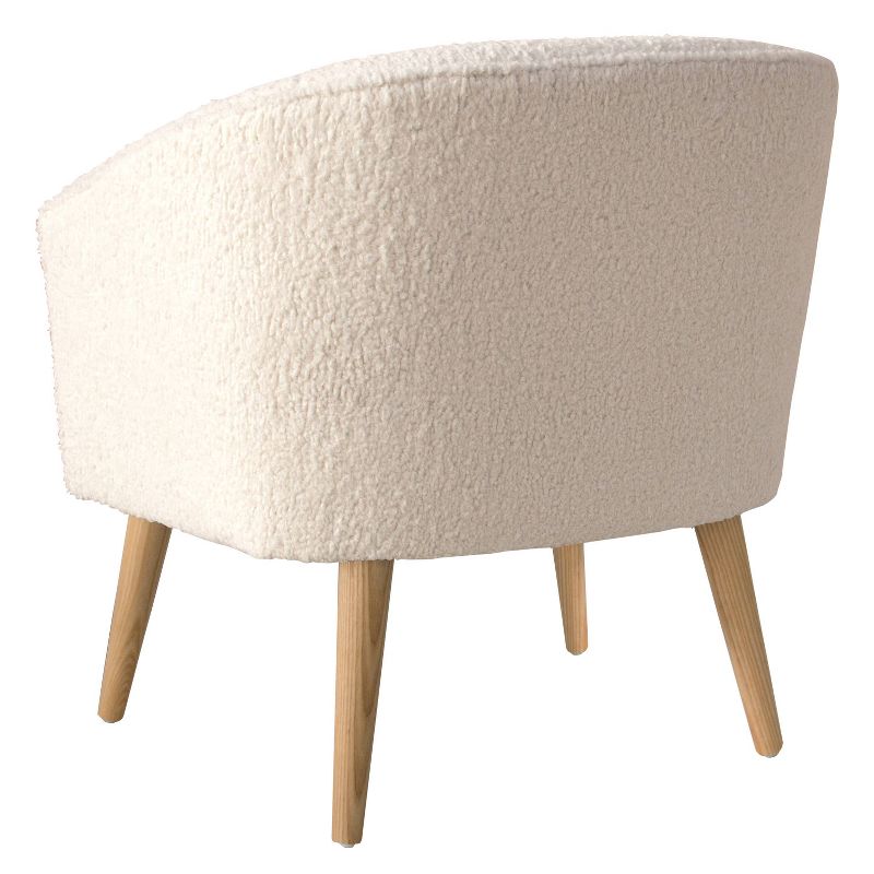 Skyline Furniture Deco Chair in Sheepskin Natural Cream, 5 of 9