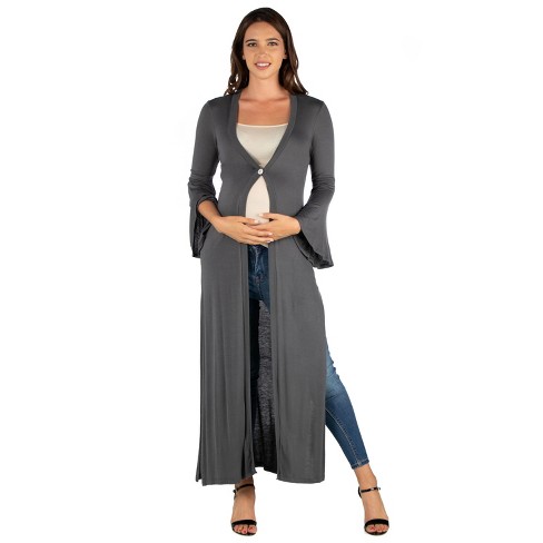 Ellos Women's Plus Size Nolita Duster Cardigan, S - Black : Target